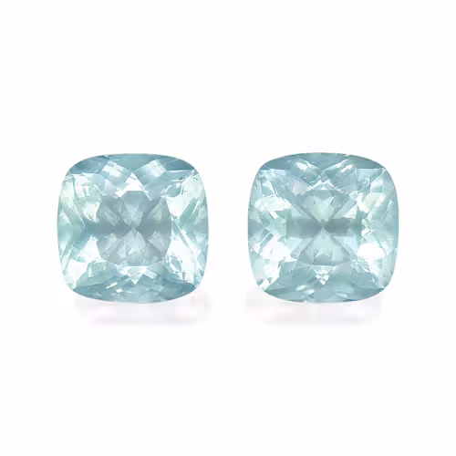 Seafoam Green Aquamarine 18.67ct - 13mm Pair (AQ0993)