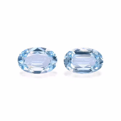 Sky Blue Aquamarine 5.47ct - Pair (AQ4074)