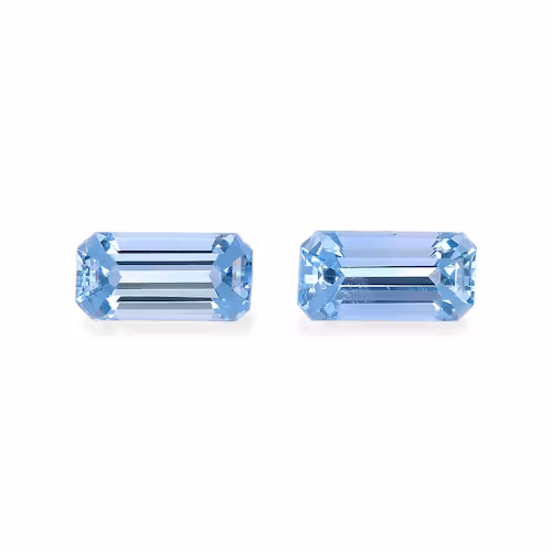 Baby Blue Aquamarine 1.24ct - Pair (AQ4739)