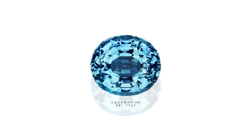 aquamarine stone - AQUAMARINE 241 20ct
