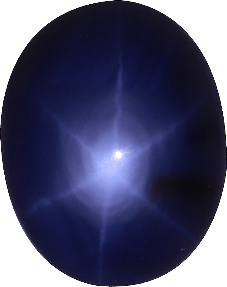 Blue Star Sapphire 1.80ct - 7x5mm (BR0026)