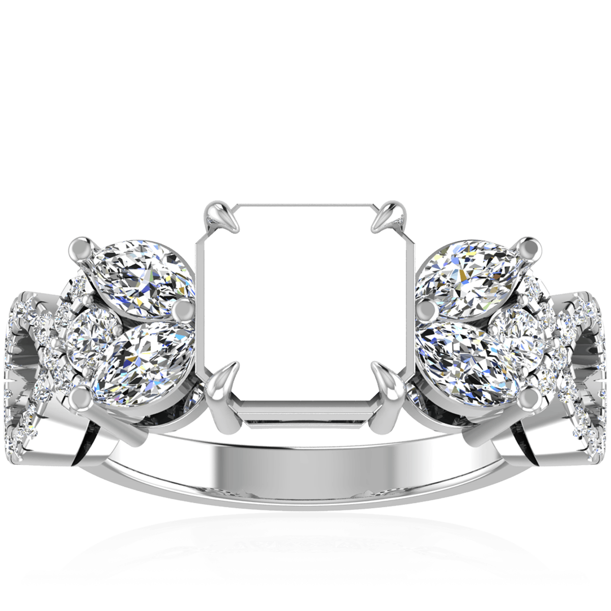 Enchanting Fairytale Diamond Ring (Square)