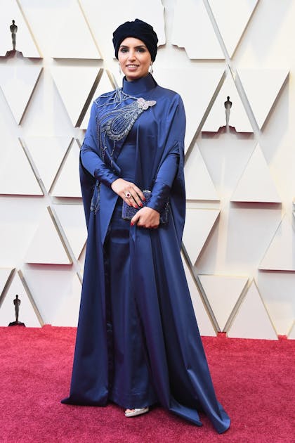 Red Carpet Gemstones & Trends at the Oscars 2019 - Image 9 Red carpet gemstones - Fatma Al Remaihi on the Oscars Red Carpet 2019