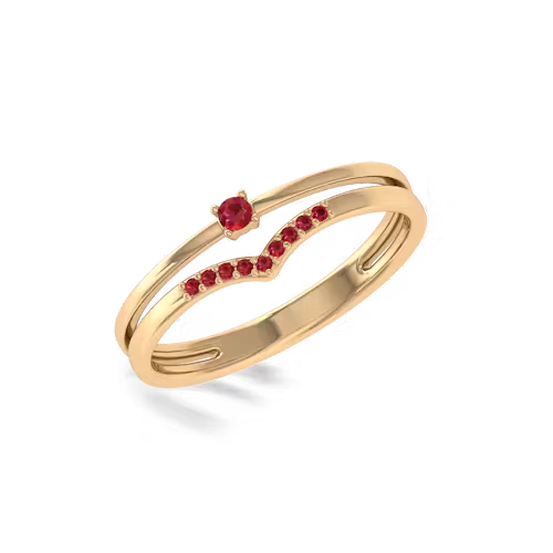Solo Crowned Ring