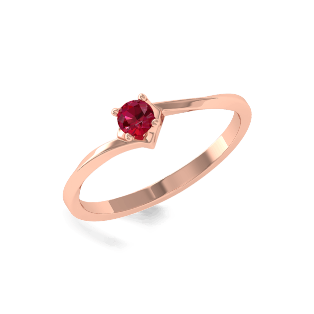 Why Ditch Diamonds For Gemstone Engagement Rings - Image 6 gemstone engagement rings - JRG0012 S Ruby R 1