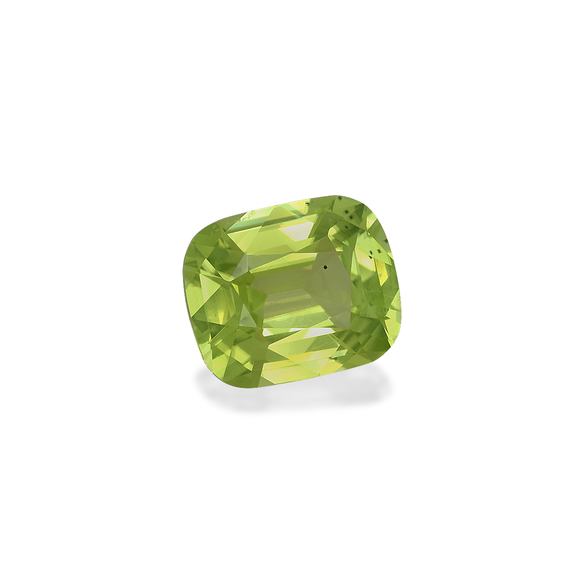自家製 Peridot Genuine ハーフパン Green Peridot 4.59ct - 11x9mm (PD0022)