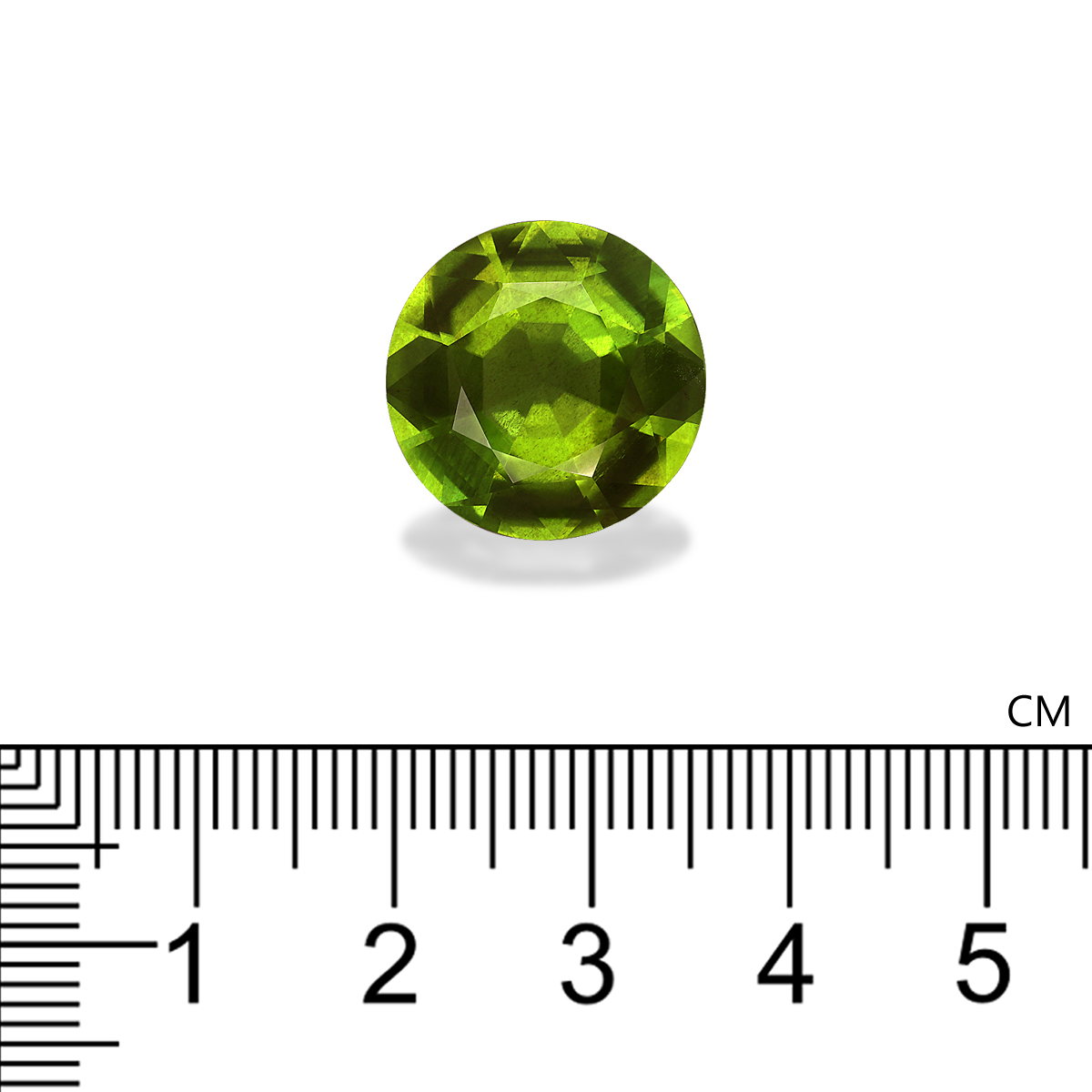 Forme de coussin PÉRIDOT vert naturel 6,20 carats excellente coupe