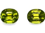 Picture of Lime Green Peridot 10.74ct - 12x10mm Pair (PD0069)