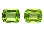 Picture of Pistachio Green Peridot 7.37ct - 11x9mm Pair (PD0072)