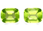 Picture of Lime Green Peridot 7.29ct - 11x9mm Pair (PD0123)