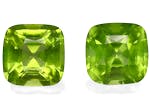 Picture of Lime Green Peridot 6.93ct - 9mm Pair (PD0133)