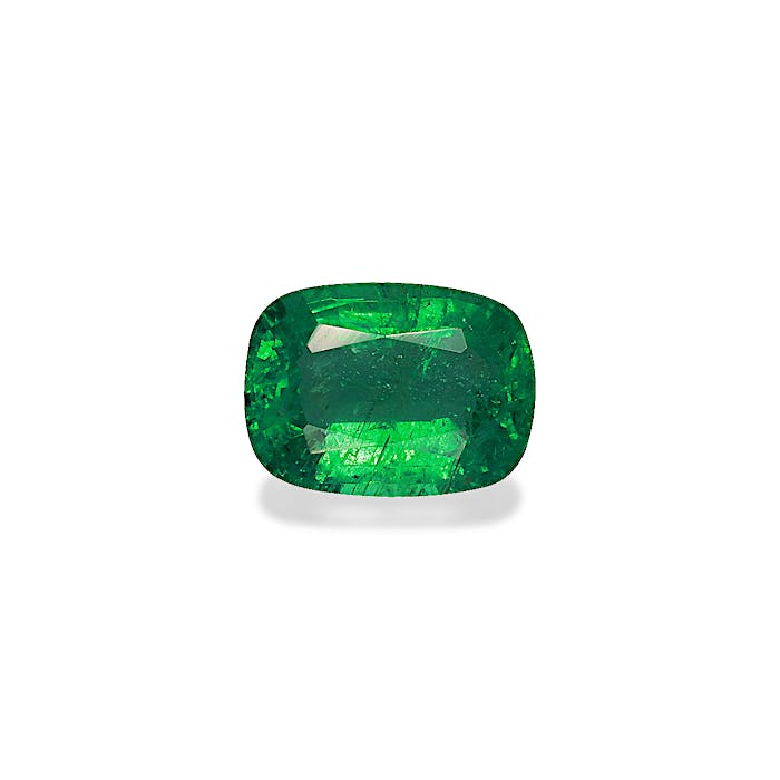 1.58ct Green Zambian Emerald stone 8x6mm - Main Image