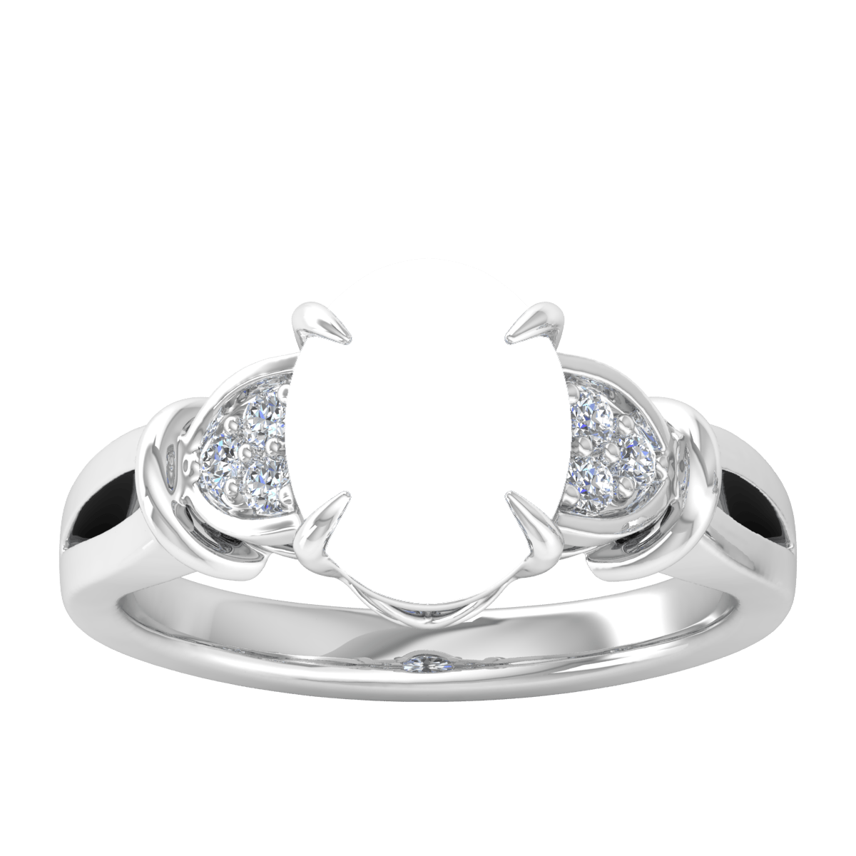 Vintage Three Stone Diamond Ring (Oval)