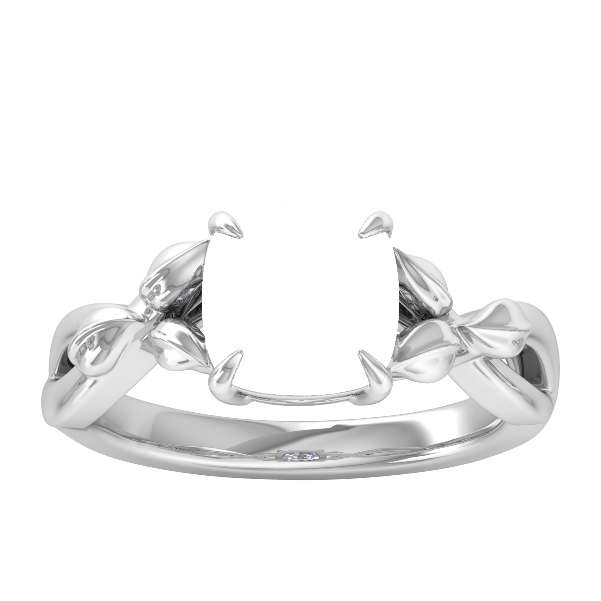 Nature Elfish Gold Ring (Cushion)