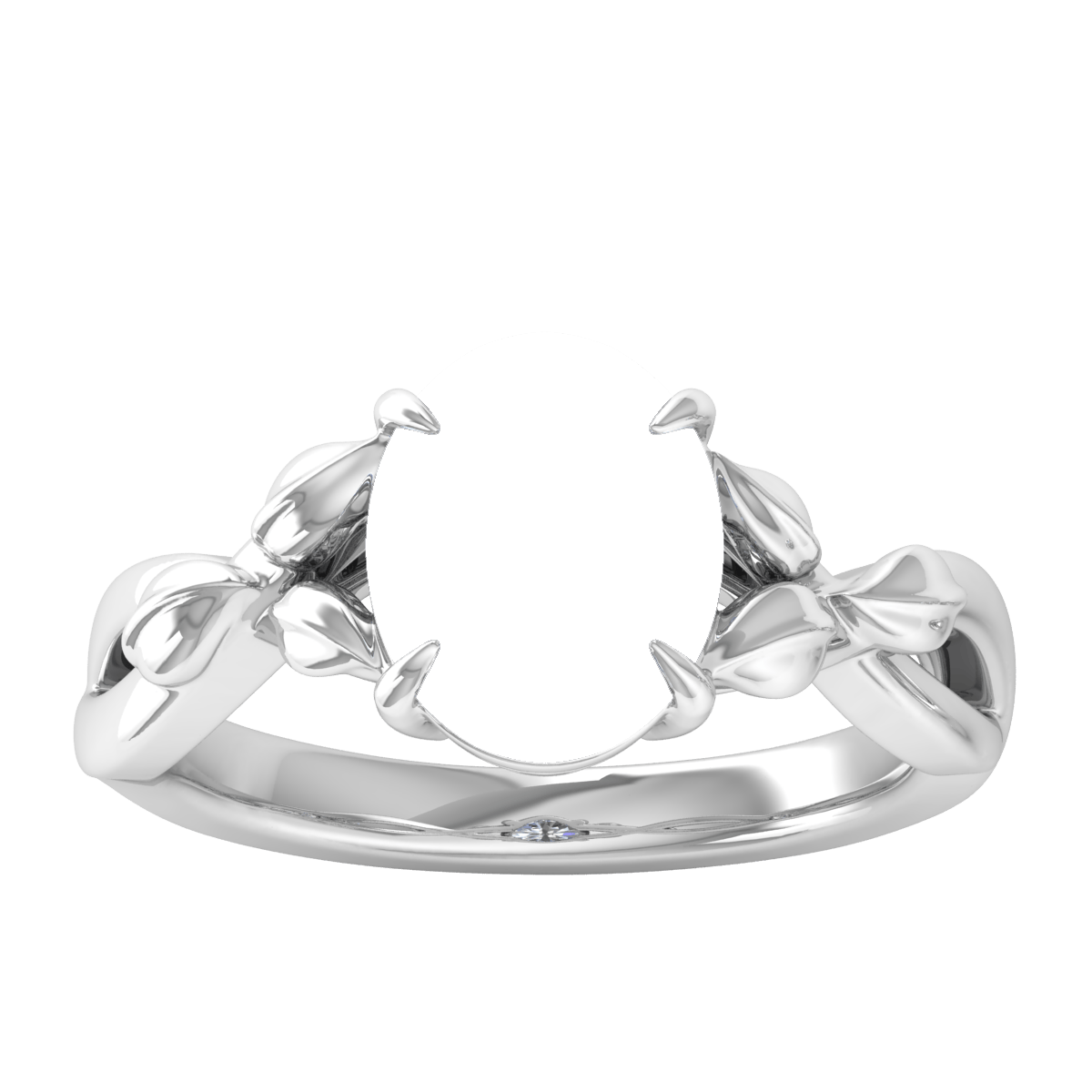 Nature Elfish Gold Ring (Oval)