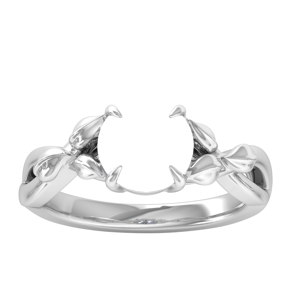 Nature Elfish Gold Ring (Round)