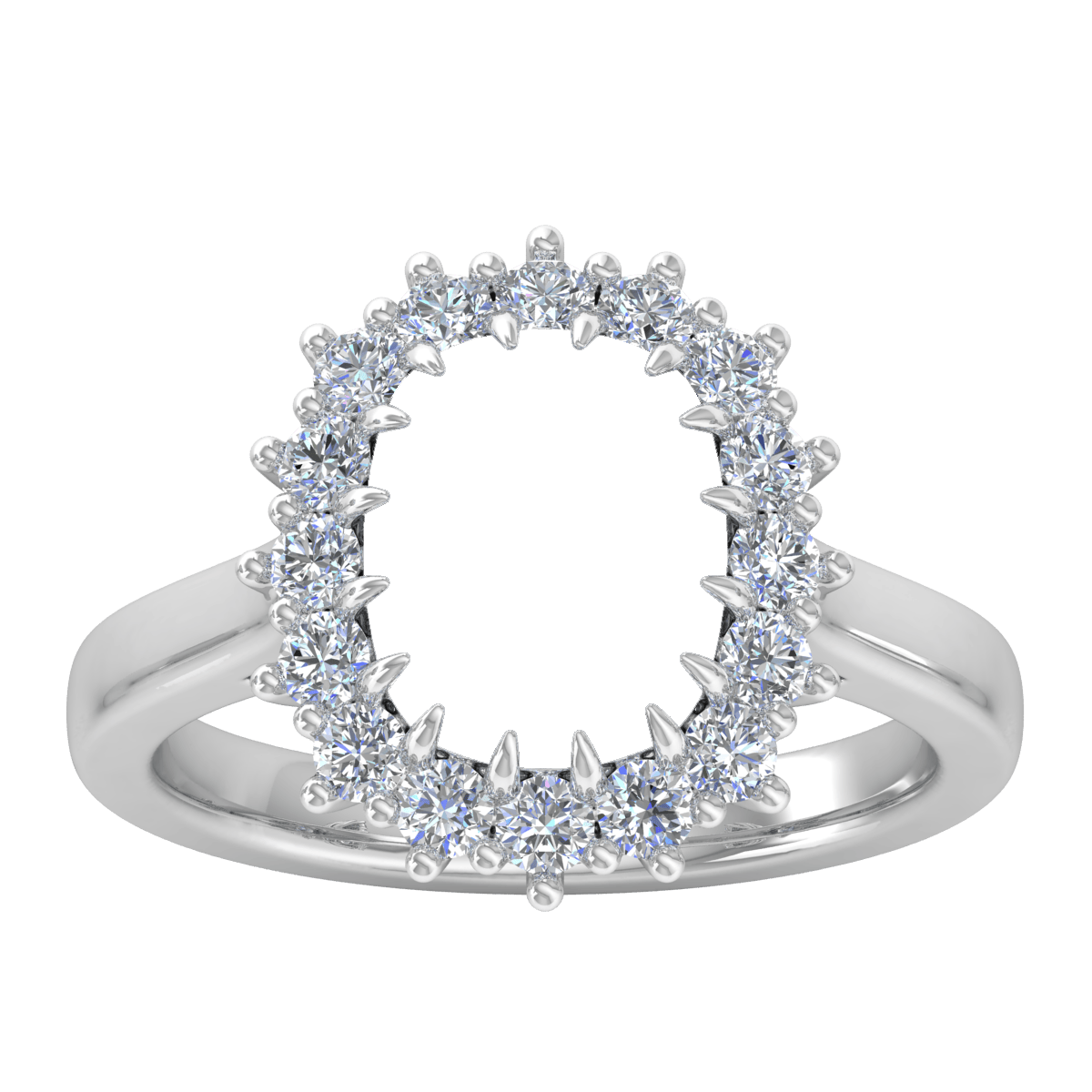 Royal Halo Diana Ring (Cushion_L)