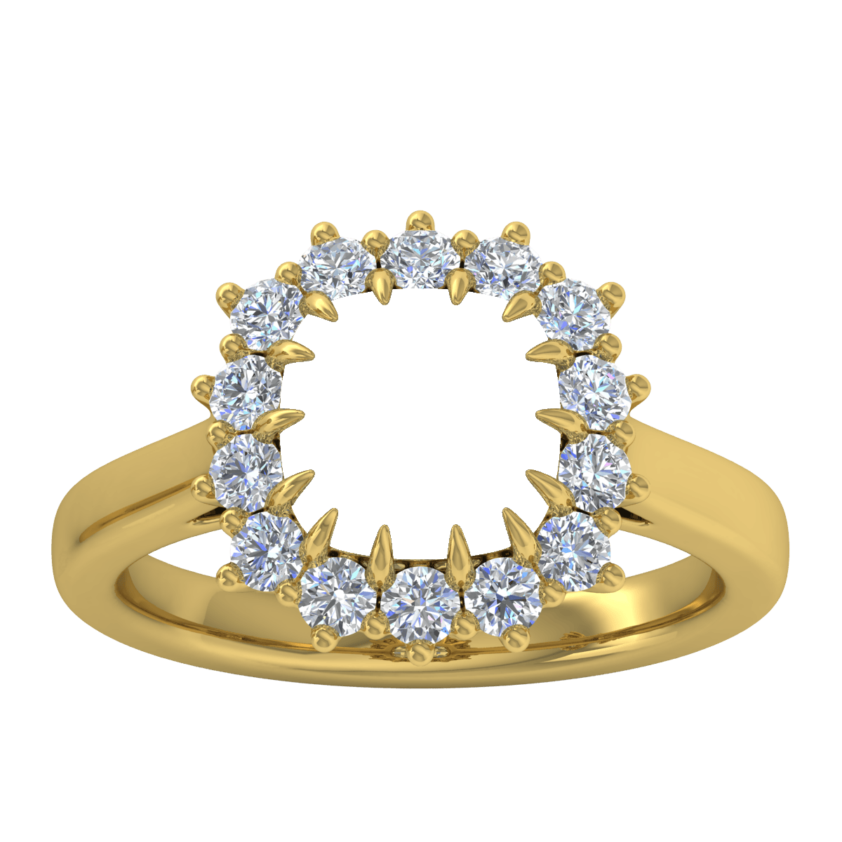 Royal Halo Diana Ring (Cushion)