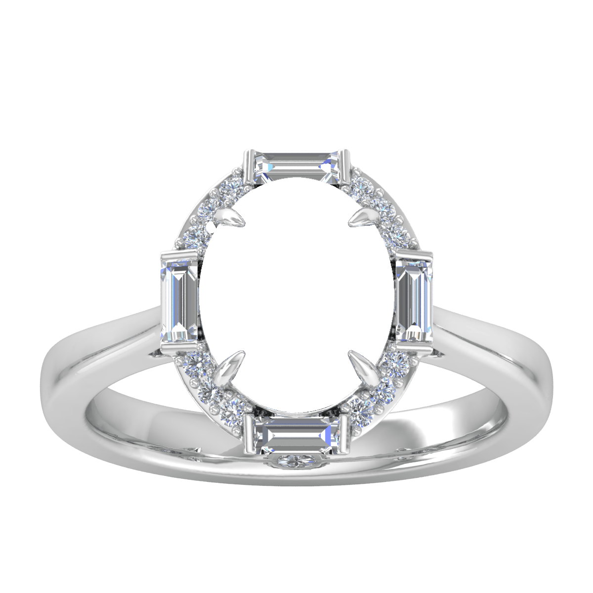 Grand Bespoke Halo Ring (Oval)