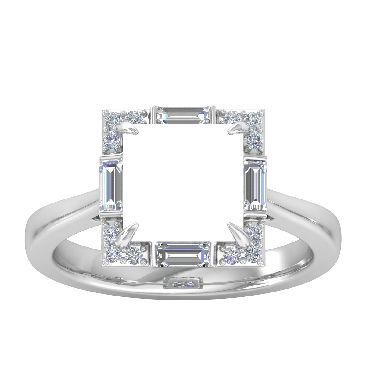 Grand Bespoke Halo Ring (Square)
