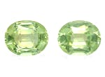 Picture of Pale Green Tourmaline 13.42ct - 13x11mm Pair (TG1367)