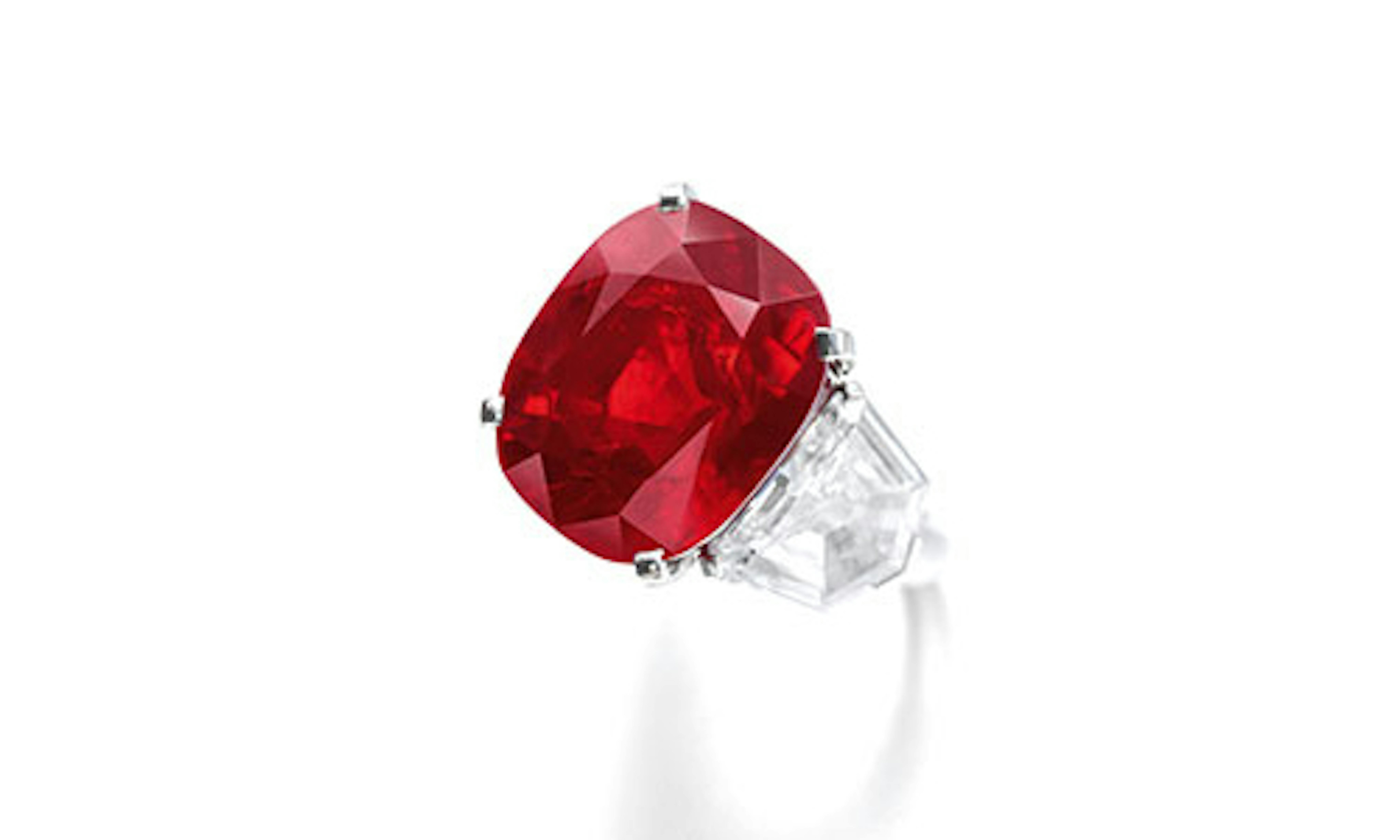 Burmese Ruby - The Sunrise Ruby and Diamond Ring by Cartier