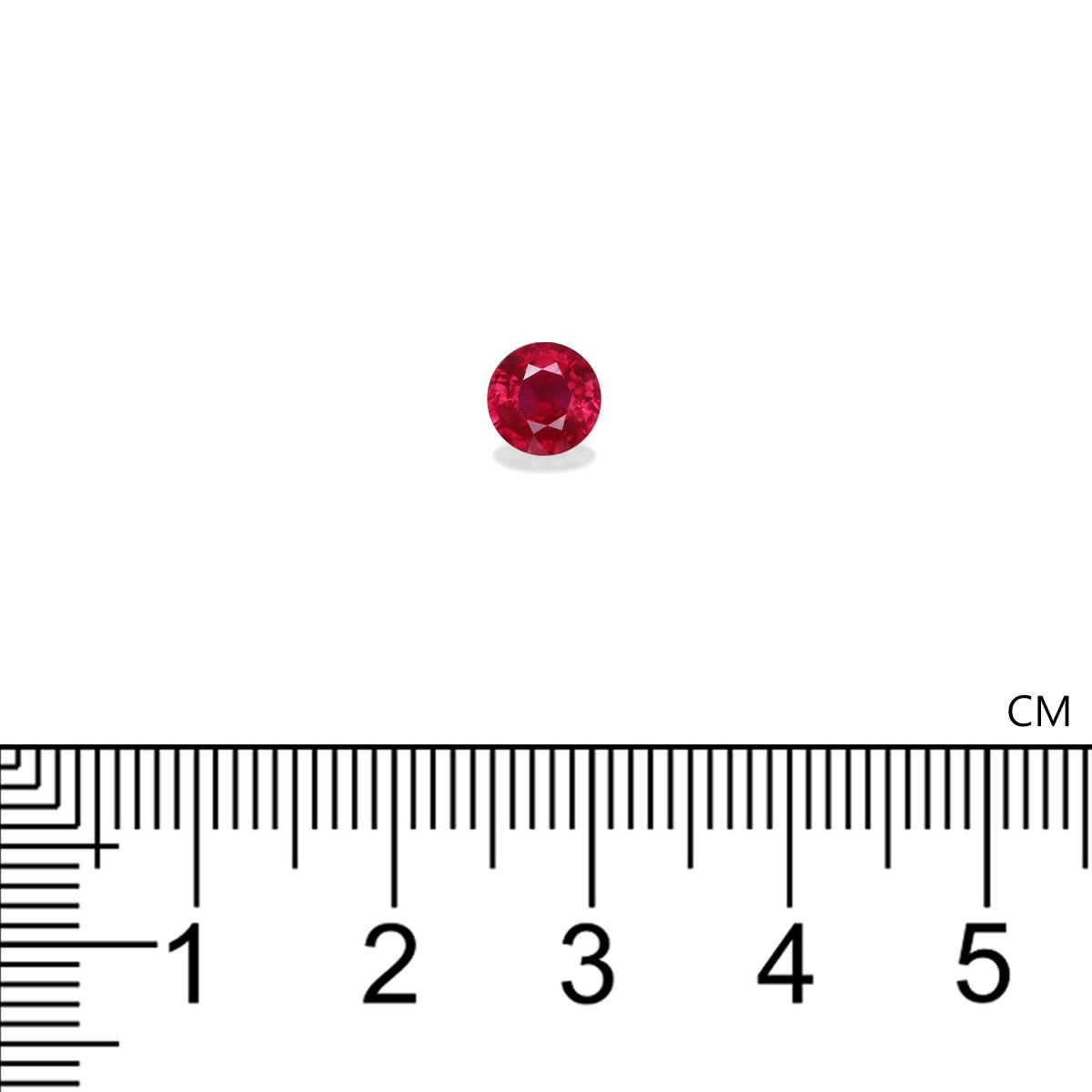 Red Burma Ruby 1.00ct - 5mm (WC220-03)
