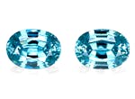 Picture of Blue Zircon 8.33ct - Pair (ZI1282)