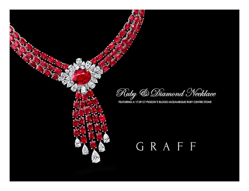 african rubies - african ruby necklace graff