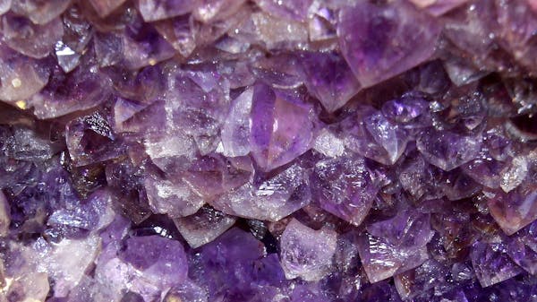 february birthstone - amethyst crystal