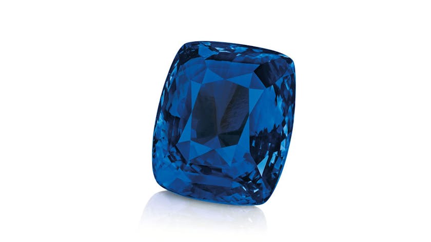 most expensive gemstone - blue belle sapphire