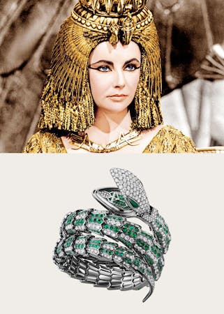 famous gemstone jewelry - bulgari serpanti