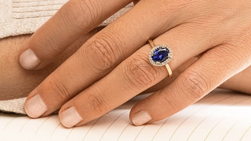 gemstone engagement rings - cost ring
