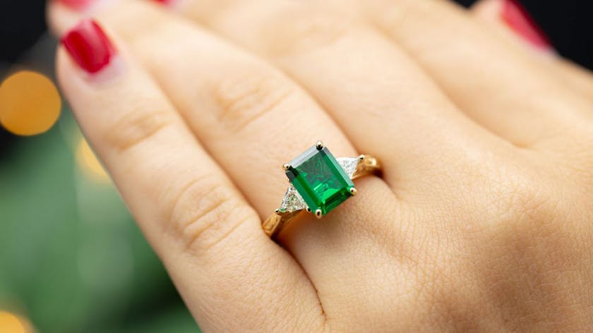 Why Ditch Diamonds For Gemstone Engagement Rings - Image 4 gemstone engagement rings - durability ring
