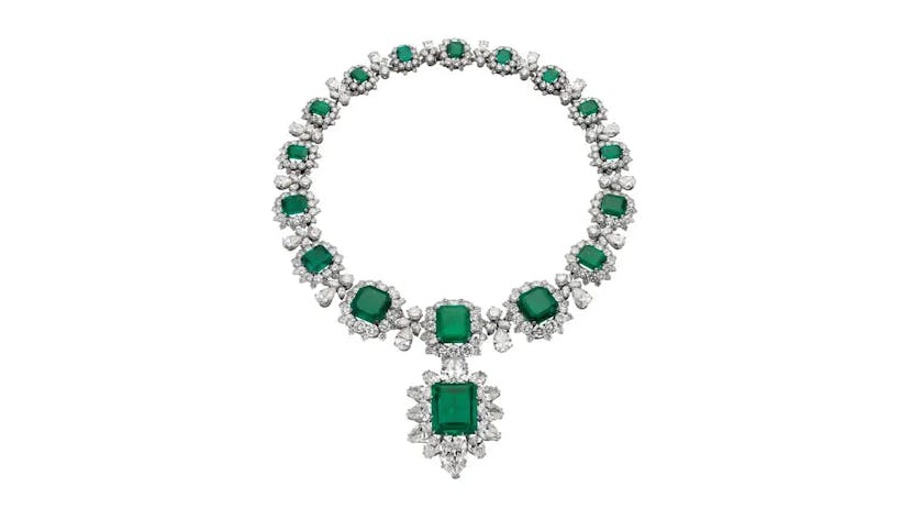 most expensive gemstone - elizabethtaylor emeraldnecklace