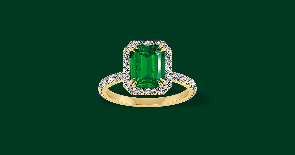 Buy Emerald Ring May Birthstone Gold Ring Gemstone Band Statement Ring  Engagement Ring Oval Ring Cocktail Ring Prong Ring Online in India - Etsy