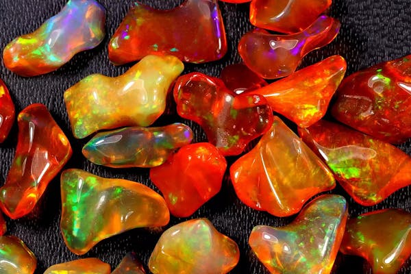 precious stones - fire opal banner