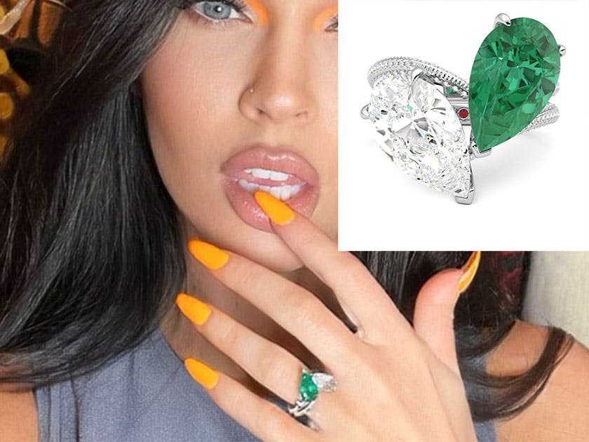 Top 30 Celebrities Stunning Engagement Rings - Image 9 celebrities engagement rings -