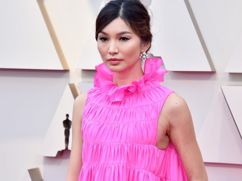 Red Carpet Gemstones & Trends at the Oscars 2019 - Image 5 Red carpet gemstones - gemma chan emerald earring oscars 2019