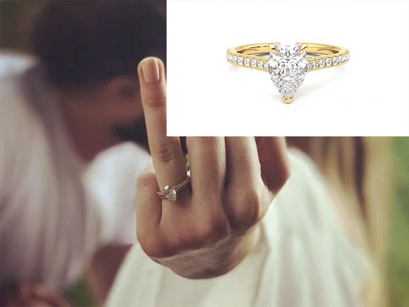 Top 30 Celebrities Stunning Engagement Rings - Image 10 celebrities engagement rings - margpot