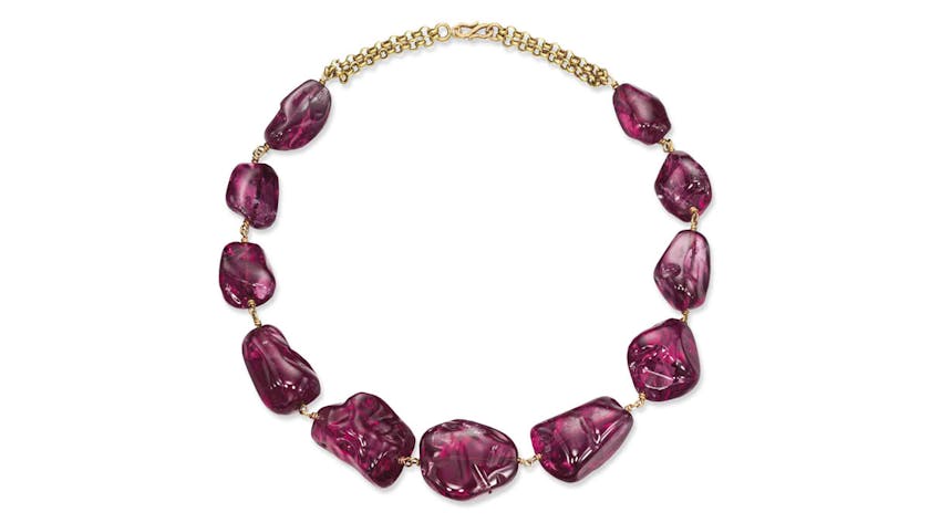 most expensive gemstone - mughal spinel necklace
