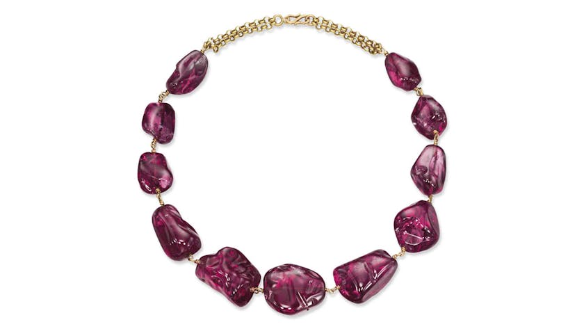 Most Expensive Gemstone Top 10 Luxury Rare Colored Stones - Image 6 most expensive gemstone - mughal spinel necklace
