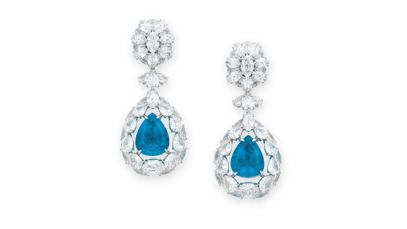 Most Expensive Gemstone Top 10 Luxury Rare Colored Stones - Image 7 most expensive gemstone - paraiba earring auction christies