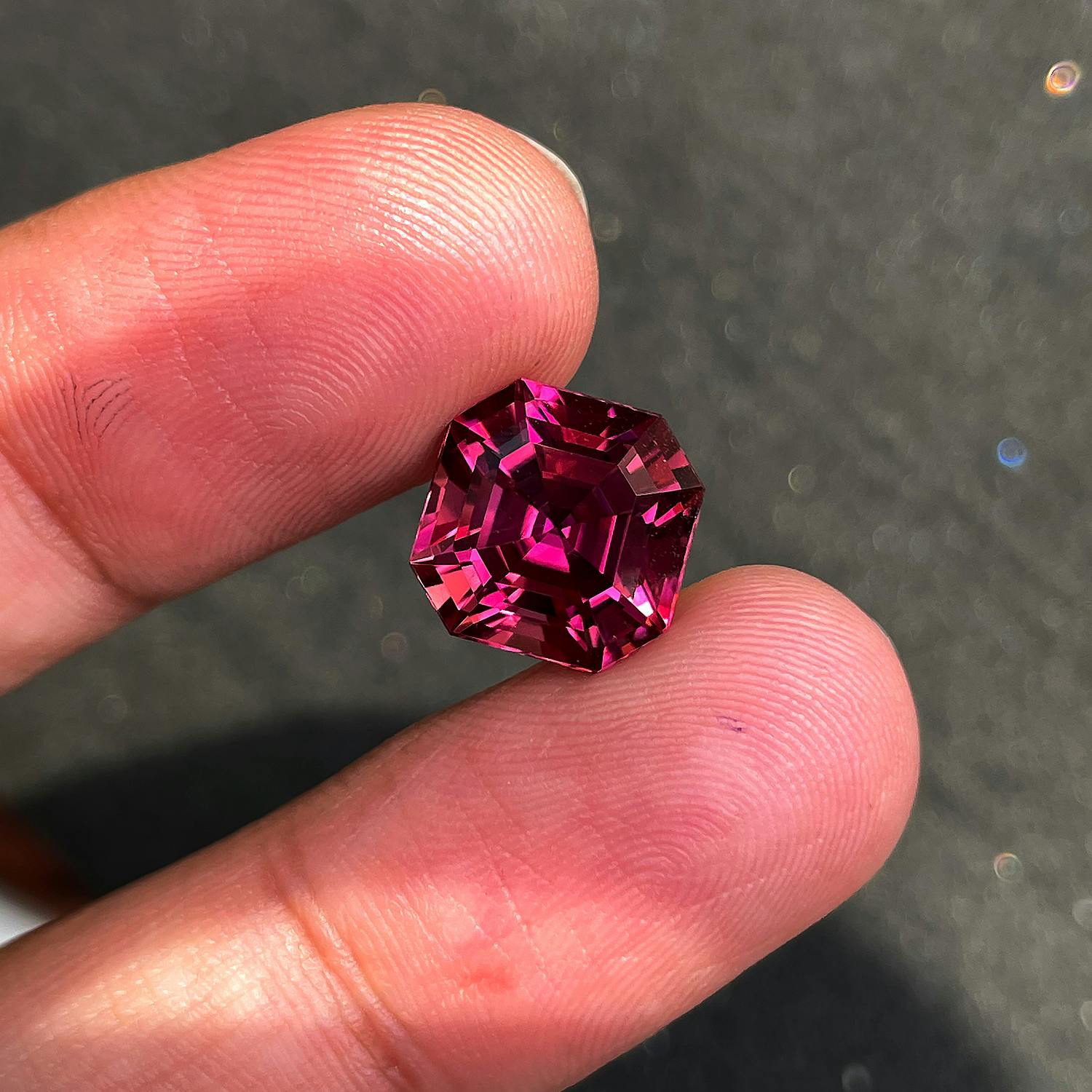 most popular gemstones - pink asscher