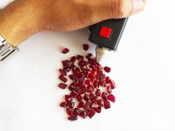 most popular gemstones - ruby hand