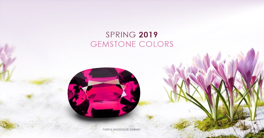 2019 spring colors - spring 2019 gemstone color