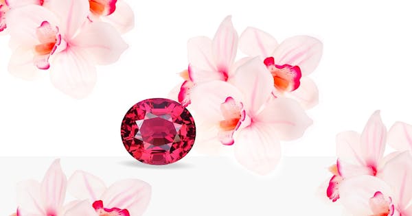 most popular gemstones - thailand pink orchid